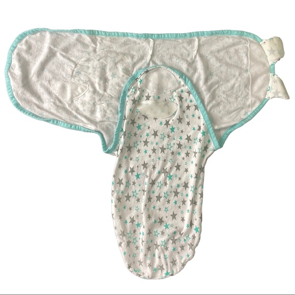 COPY - BUBLO Baby S/M 0-3M Sleep Sack Swaddle Thin Cotton Cool Velcro - Picture 3 of 3